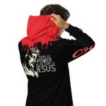 First to believe in Christ ASSYRIAN  Unisex cross over zip hoodie - Image 4