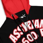 First to believe in Christ ASSYRIAN  Unisex cross over zip hoodie - Image 6