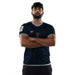 blue on black Assyrian Jersey concept design-unisex sports jersey - Image 5