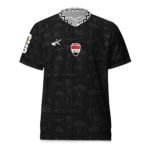 Grey on black Iraq Mesopotamian  Jersey concept design-unisex sports jersey-2026